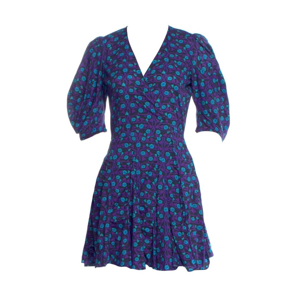 RHODE Claudine Mini Wrap Dress